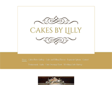 Tablet Screenshot of cakesbylilly.com